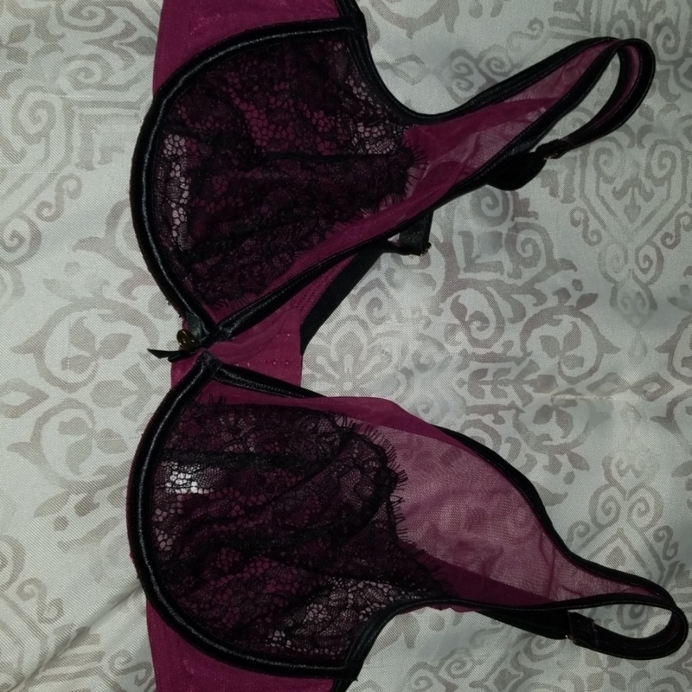 Beautiful burgundy bra